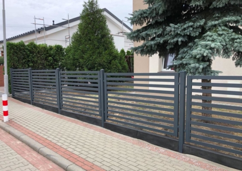 Ogrodzenia stalowe i drewniane, nowoczesne i klasyczne, ocynkowane, malowane proszkowo - KIM Ogrodzenia Budzyń