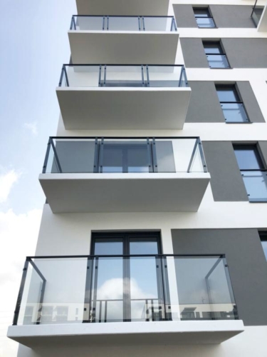 Balustrady balkonowe, balustrady tarasowe ze stali i szkła - KIM Ogrodzenia Budzyń