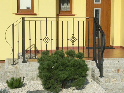 Balustrady zewnętrzne i wewnętrzne, stalowe, nowoczesne,  tradycyjne, ozdobne - KIM Ogrodzenia Budzyń