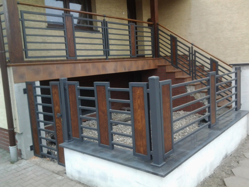 Balustrady zewnętrzne i wewnętrzne, stalowe, nowoczesne,  tradycyjne, ozdobne - KIM Ogrodzenia Budzyń