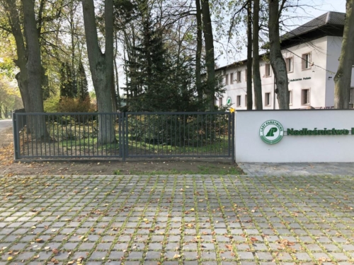 Ogrodzenie stalowe dla Nadleśnictwa Podanin - cynkowane, malowane proszkowo