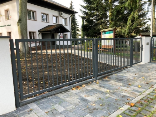 Ogrodzenie stalowe dla Nadleśnictwa Podanin - cynkowane, malowane proszkowo