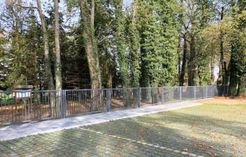 Ogrodzenie stalowe dla Nadleśnictwa Podanin - cynkowane, malowane proszkowo