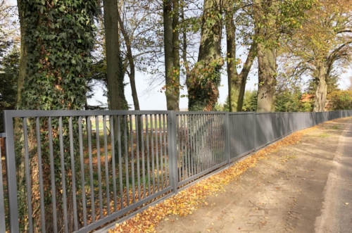 Ogrodzenie stalowe dla Nadleśnictwa Podanin - cynkowane, malowane proszkowo