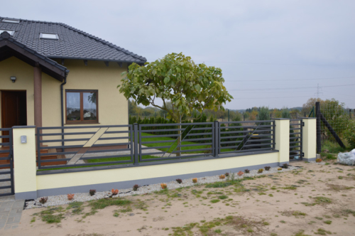 Ogrodzenia stalowe i drewniane, nowoczesne i klasyczne, ocynkowane, malowane proszkowo - KIM Ogrodzenia Budzyń