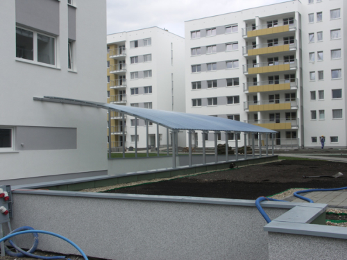 Wykonujemy i montujemy różne elementy ślusarki budowlanej - zadaszenia, poręcze, daszki - KIM Ogrodzenia Budzyń